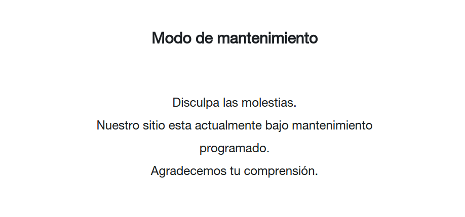 mantención